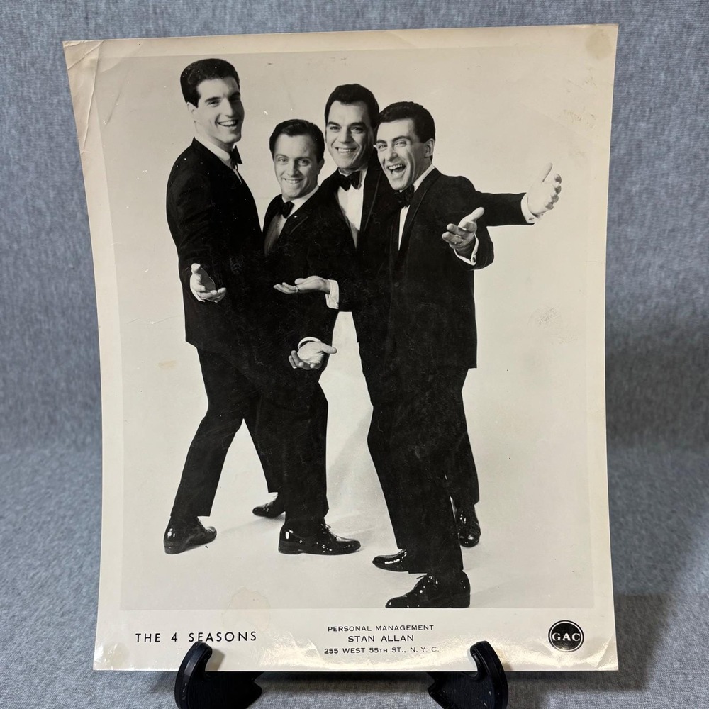 Vintage 1985 The 4 Seasons Joe Piscopo David Gahr Press Photo Lot 8x10 B&W 80s